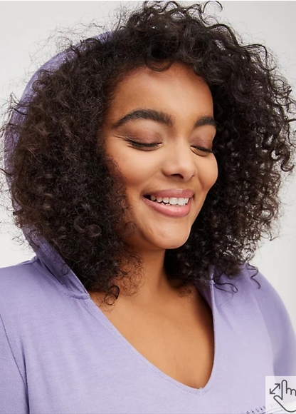 💜Torrid Super Soft Dip Dye Hoodie - Picture 4 of 6